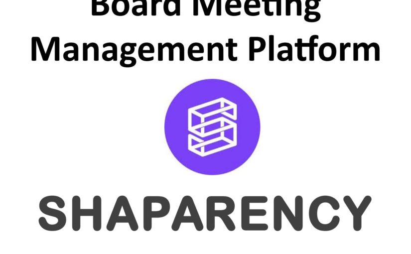 Shaparency Board Portal Review: Best Platform For Management